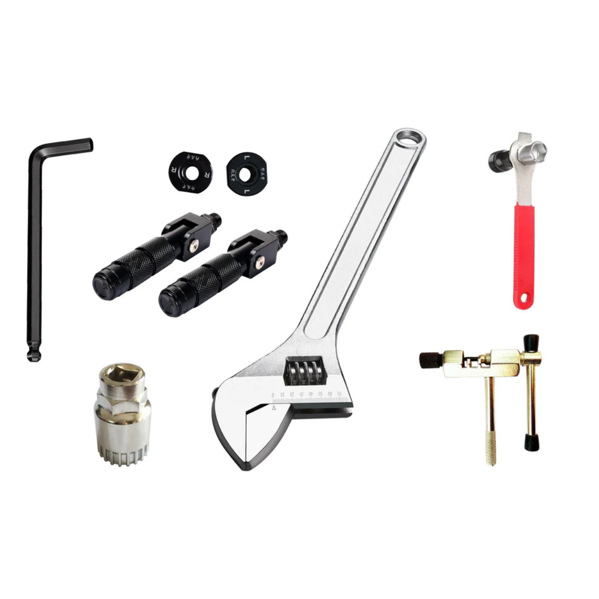 Estribos y kits de herramientas para bicicletas eléctricas de la serie M5