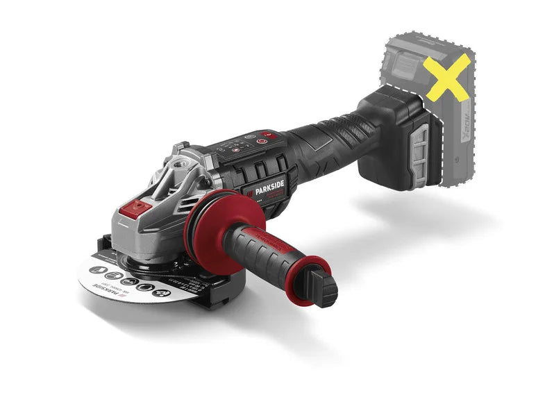 PARKSIDE PERFORMANCE® Amoladora angular inalámbrica PWSAP 20-Li E6, 20 V