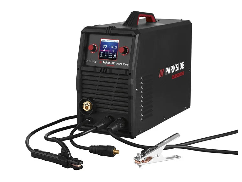 PARKSIDE PERFORMANCE® Equipo de soldadura con tecnología de doble pulsación PMPS 200 B, 200 A