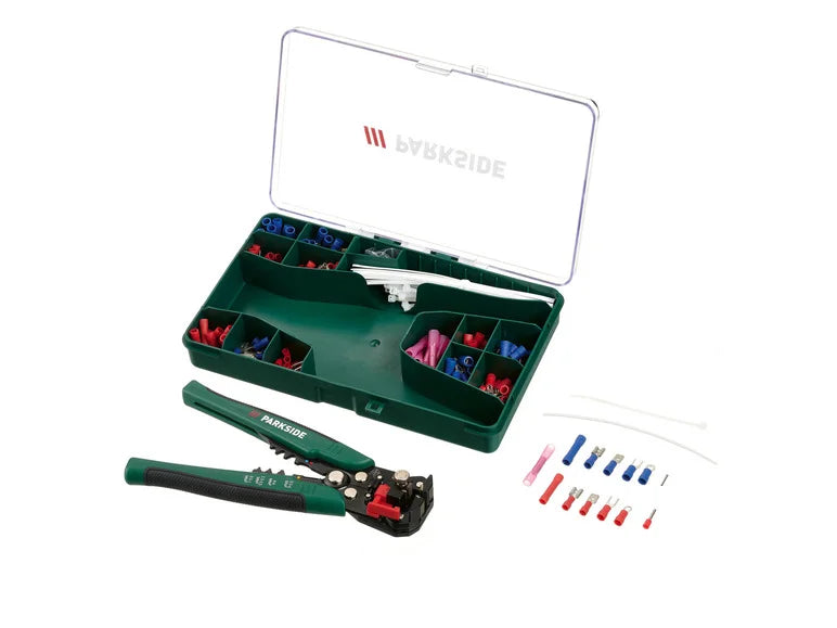 PARKSIDE® Juego de pinzas para pelar y crimpar automáticas PCZS 231 C2, 231 piezas